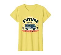 Future Roadie My First Concert Kids Music Tour Bus Adventure T-Shirt, Femme, Citron, XL