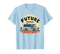 Future Roadie My First Concert Kids Music Tour Bus Adventure T-Shirt, Homme, Bleu Céleste, XXL