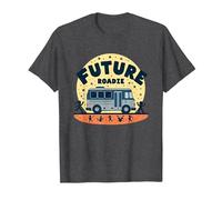 Future Roadie My First Concert Kids Music Tour Bus Adventure T-Shirt, Homme, Chiné Foncé, XL