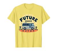 Future Roadie My First Concert Kids Music Tour Bus Adventure T-Shirt, Homme, Citron, S