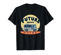 Future Roadie My First Concert Kids Music Tour Bus Adventure T-Shirt, Homme, Noir, XL