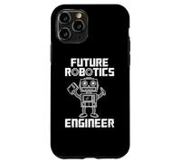 Future Robotics Engineer Funny Robot Engineering Kids Coque pour iPhone 11 Pro