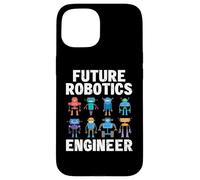 Future Robotics Engineer Funny Robot Engineering Kids Coque pour iPhone 15