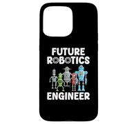 Future Robotics Engineer Funny Robot Engineering Kids Coque pour iPhone 15 Pro Max