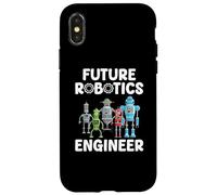 Future Robotics Engineer Funny Robot Engineering Kids Coque pour iPhone X/XS