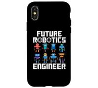 Future Robotics Engineer Funny Robot Engineering Kids Coque pour iPhone X/XS