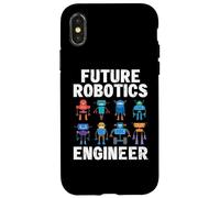Future Robotics Engineer Funny Robot Engineering Kids Coque pour iPhone X/XS