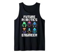 Future Robotics Engineer Funny Robot Engineering Kids Débardeur