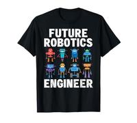 Future Robotics Engineer Funny Robot Engineering Kids T-Shirt