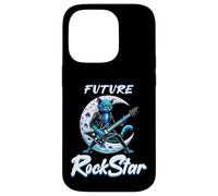 Future Rock Star Cat Banderole de Guitare pour Filles et garçons Coque pour iPhone 14 Pro