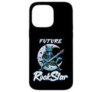 Future Rock Star Cat Banderole de Guitare pour Filles et garçons Coque pour iPhone 14 Pro Max
