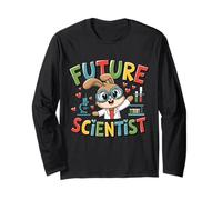 Future Scientist Student Fair Scientist Boy Rabbit Science Manche Longue