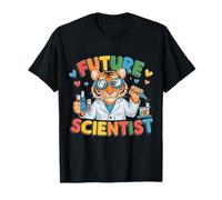 Future Scientist Student Fair Scientist Boy Tiger Science T-Shirt