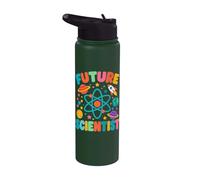 Future Scientist Tshirt STEM Boy Girl Science Fair Scientist Stainless Steel Insulated Water Bottle
