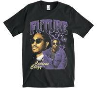 Future Shirt Rapper Future Future Mens T Shirt Hip Hop Shirt Vintage 90s Shirt Rap Shirt Retro 90 ShirMens T Shirt Future Black Size L