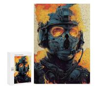 Future Soldier Gear Puzzle 300 Pièces Educa Jouet en Bois Cadeau Unique Décoration Intérieure Jeu Éducatif Challenge Toy Adultes Et Enfants À Partir De 14 Ans 300 PCS