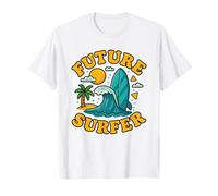 Future Surfer Ocean Surf Vagues Vibes pour Enfants T-Shirt