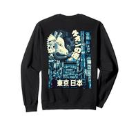 Future Tokyo Y3K Japan Backprint Streetwear Art Sweatshirt