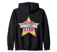 Future Wrestling Star Wrestler Kids Child Girl Boy Pro Citation Sweat à Capuche
