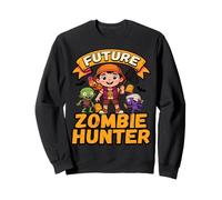 Future Zombie Hunter, survivant drôle d'halloween pour Enfants Sweatshirt