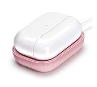 FutureCharger Chargeur sans fil pour Airpods, Station de chargement sans fil en plastique pour Airpods, Airpods Pro, écouteurs Bluetooth (Rose)