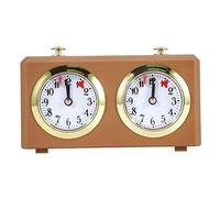 FutureHight Horloge d'échecs mécanique analogique pour Jeu d'échecs minuterie Horloge horloges Officielles minuterie Aucune Batterie requise