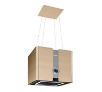 Klarstein Hotte aspirante suspendue Futurelight Smart – 420 m³/h, recyclage, LED, inox Or
