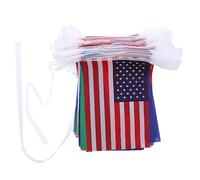 FUTUREORYY 1 ensemble Bannière de Drapeaux Nationaux de Pays Décoration pour Événements Compétitions Écoles et Publics