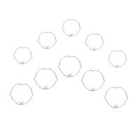 FUTUREORYY 10 pièces Clips à Ressort pour Spot Light et Downlight Fixation et Résistante Formes Double Oreille Adaptés pour Lampes Encastrées Kit de Maintien Sécurisé