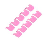 FUTUREORYY 10 pièces Lot de Clips de Fixation pour Cages Animaux Renfort pour Enclos Lapin Hamster et Poulailler Facile à Assembler et Démonter Couleur Rose