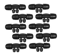 FUTUREORYY 10 Pièces Lot de Connecteurs Raccords Irrigation Goutte à Goutte Barbelés Adaptateurs Push-to-fit pour Tuyaux Installation Facile pour Jardin et Agriculture