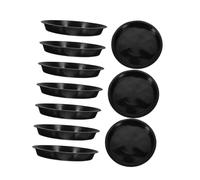 FUTUREORYY 10 pièces Lot de Soucoupes Rondes pour Pots de Fleurs Plastique Plateau Récupérateur Eau pour Plantes Intérieur et Extérieur Base Stable et Résistante pour Pots de Jardin