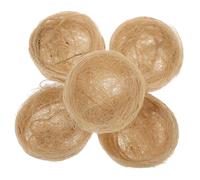 FUTUREORYY 10 Pièces Oiseau Artificiel Simulé pour Décoration de Jardin Naturel Accessoire de Pâques Nichoir