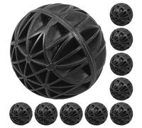 FUTUREORYY 100 Pièces de Boules de Filtration Biologiques Noires pour Aquarium d'eau Douce, en Coton et Plastique, Réduisent la Mortalité des Poissons et Évitent Les Résidus