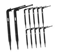 FUTUREORYY 100 pièces Piquets Irrigation Inclinés pour Serre Système Goutte à Goutte pour Arrosage Précis et Économie Eau Adaptés Jardinage Conteneur et Hydroponie