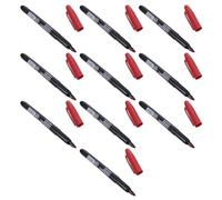 FUTUREORYY 100 Pièces Stylo Permanent Rouge à Séchage Rapide pour Pierre