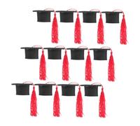 FUTUREORYY 12pièces Mini Casquette De Remise De Diplôme pour Bouteille De Vin Bouchon De Bouteille De Chapeau De Remise De Diplôme De Capsules De De Vin