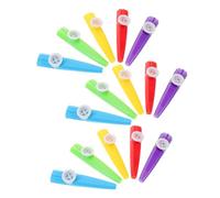 FUTUREORYY 15pièces Kazoo Plastique Coloré De Instrument De Musique Portable Pour Jeux Musicaux Ludiques Accessoire Pour Guitare Et Ukulélé