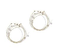 FUTUREORYY 19 pièces Cordes de Lyre Professionnelles Acier Accessoires Durables pour Petite Harpe Tension Modérée et Résonance Riche de Remplacement Fiables pour Amateurs et Musiciens