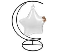 FUTUREORYY 1ensemble Bouteilles De Souhaits Verre avec Support Bouteilles Décoratives Origami pour pour Décoration Et Paysage