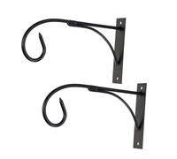 FUTUREORYY 2 Ensembles Support Mural pour Plantes avec Fixation Murale de Supports Robustes pour Suspensions Balcon et Intérieur Décoration Murale Élégante Style Européen