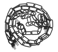 FUTUREORYY 2 Jeux De Chaînes Robustes pour Garde-Corps De Jardin Balançoires Et Autres Décorations Suspendues Chaîne Métallique Noire pour Suspendre Lanternes Hamacs Et Autres Objets