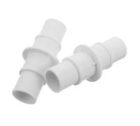 FUTUREORYY 2 Pièces Adaptateur de Tuyau de Piscine Accouplement d'aspirateur raccord de Tuyau pour Pompes de Piscine White