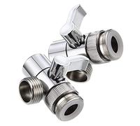 FUTUREORYY 2 pièces Adaptateur Robinet Évier de Zinc Répartiteur Voies Rotatif pour Lave Portable et Lave Linge Économiseur Eau pour Cuisine et Salle de Bain