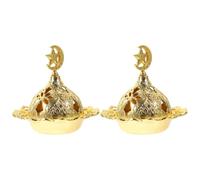 FUTUREORYY 2 pièces Brûleur Encens Cône Vintage Résistant Décor de Bureau Artistique pour Maison Salon Yoga et Sauna