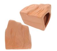 FUTUREORYY 2 Pièces Caverne Décorative pour Crevettes de Accessoire Aquarium pour Créer Un Habitat Votre Bac
