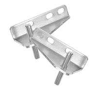 FUTUREORYY 2 pièces Charnières Inox pour Congélateur avec Capuchons Bruit Accessoires Durables pour Porte de Réfrigérateur Domestique et Professionnel Montage Facile et Compatible