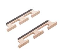 FUTUREORYY 2 pièces Chevalet de Banjo Bois Massif Accessoire Professionnel Selle Antirouille pour Banjo et Cordes Installation Facile