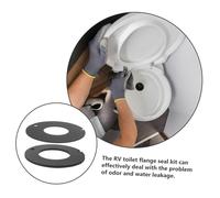 FUTUREORYY 2 pièces Kit de Joints Étanchéité Silicone pour de Camping car Anneau de Scellement Fuite Remplacement Facile pour Rv Accessoire de Réparation Étanche