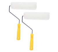FUTUREORYY 2 pièces Lot à Peinture Murs Brosse à Mousse Outil pour Peinture Murale et Mobilier Nettoyage Facile Application Uniforme